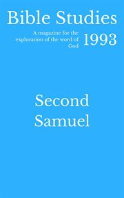 Bible studies 1993. Second Samuel cover image