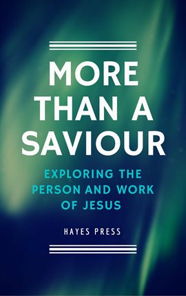 Cover image for More Than a Saviour: Exploring the Person and Work of Jesus