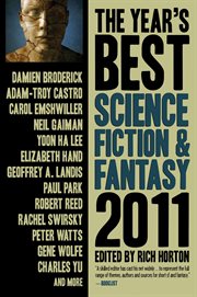 The year's best science fiction and fantasy cover image