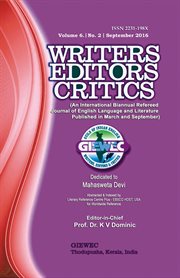 Writers Editors Critics (WEC) cover image