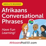 Conversational phrases afrikaans audiobook cover image