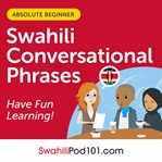 Conversational phrases swahili audiobook cover image