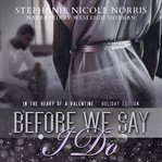 Before we say i do cover image