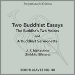 Two Buddhist essays cover image