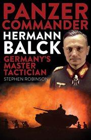 Panzer Commander Hermann Balck cover image