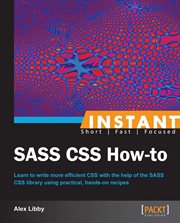 Instant SASS CSS How-to cover image
