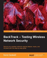 BackTrack : Testing Wireless Network Security cover image