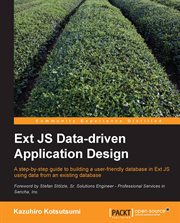 Ext JS Data-driven Application Design cover image