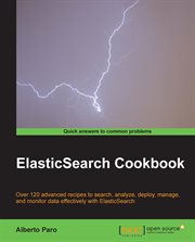 Elasticsearch Cookbook cover image