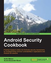 Android Security Cookbook cover image