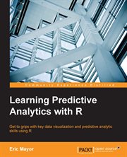 Learning Predictive Analytics With R cover image