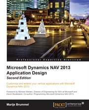 Microsoft Dynamics NAV 2013 Application Design cover image
