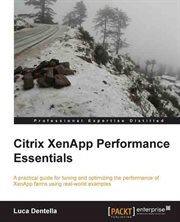 Citrix XenApp Performance Essentials cover image