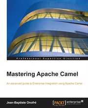 Mastering Apache Camel cover image