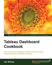 Tableau Dashboard Cookbook cover image