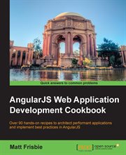 AngularJS Web Application Development Cookbook cover image