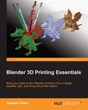 Blender 3D Printing Essentials cover image
