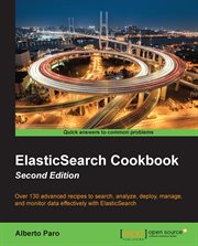 Elasticsearch Cookbook cover image