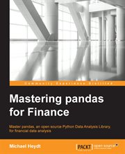 Mastering Pandas for Finance cover image