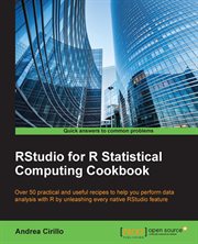 Rstudio for R Statistical Computing Cookbook cover image