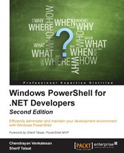 Windows Powershell for .net Developers cover image