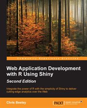 WEB APPLICATION DEVELOPMENT WITH R USING cover image