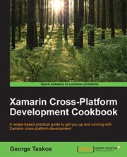Xamarin Cross-platform Development Cookbook cover image