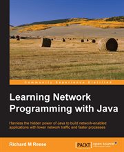 Learning Network Programming With Java cover image