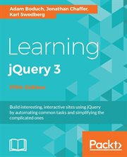 Learning Jquery 3 cover image