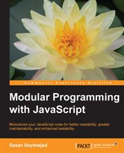 Modular Programming With Javascript cover image