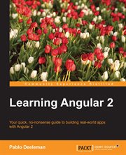 Learning Angular 2 cover image