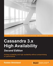 Cassandra 3.x High Availability cover image