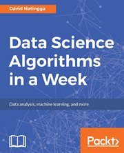 Data Science Algorithms in a Week cover image