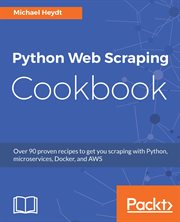 Python Web Scraping Cookbook cover image