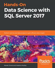 Hands-On Data Science With SQL Server 2017 cover image