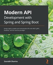 Modern API Development With Spring and Spring Boot cover image