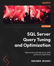 SQL Server Query Tuning and Optimization cover image
