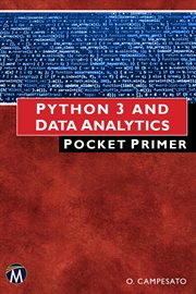 Python 3 and Data Analytics Pocket Primer cover image