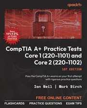 Comptia A+ Practice Tests Core 1 (220-1101) and Core 2 (220-1102) cover image