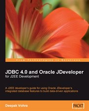 JDBC 4.0 and Oracle JDeveloper for J2EE Development cover image