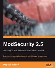 Modsecurity 2.5 cover image
