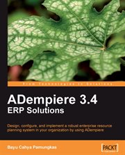 ADempiere 3.4 ERP Solutions cover image