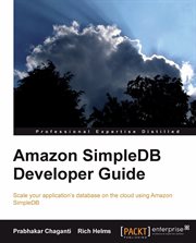 Amazon SimpleDB Developer Guide cover image