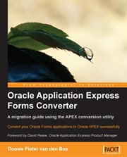Oracle Application Express Forms Converter cover image