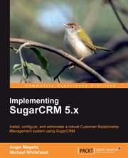 Implementing SugarCRM 5.x cover image
