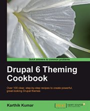 Drupal 6 Theming Cookbook cover image