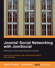 Joomla! Social Networking With JomSocial cover image