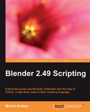 Blender 2.49 Scripting cover image