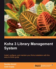 Koha 3 library management system cover image