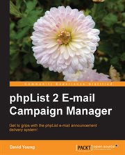 phpList 2 E-mail Campaign Manager cover image